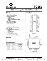 TC850 datasheet pdf Microchip
