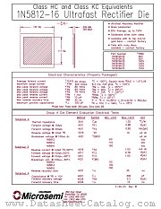 1N5812KCE datasheet pdf Microsemi