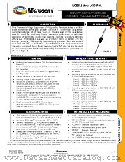LCE120A datasheet pdf Microsemi