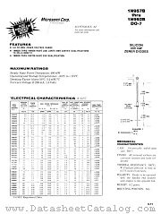 JAN1N980B datasheet pdf Microsemi