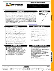 JAN1N4566A-1 datasheet pdf Microsemi