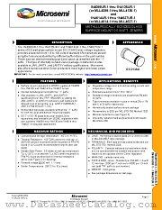 JANTXV1N4121UR-1 datasheet pdf Microsemi