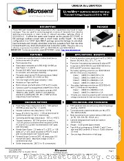 UMA8.0A datasheet pdf Microsemi