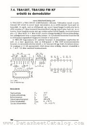 TBA120T datasheet pdf Mikroelektronikai Vallalat