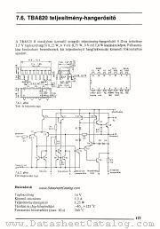 TBA820 datasheet pdf Mikroelektronikai Vallalat