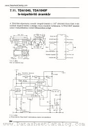 TDA1040F datasheet pdf Mikroelektronikai Vallalat