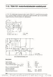 TDA1151 datasheet pdf Mikroelektronikai Vallalat