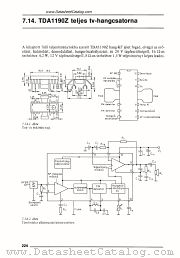 TDA1190Z datasheet pdf Mikroelektronikai Vallalat