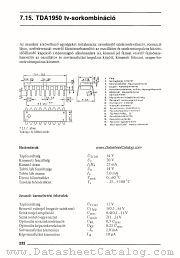 TDA1950 datasheet pdf Mikroelektronikai Vallalat