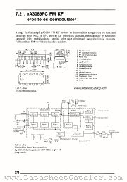 uA3089PC datasheet pdf Mikroelektronikai Vallalat