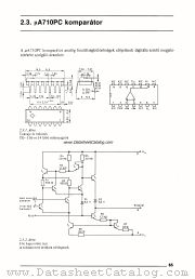 uA710PC datasheet pdf Mikroelektronikai Vallalat