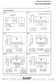 D-6 datasheet pdf Mitsubishi Electric Corporation