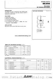 MI308 datasheet pdf Mitsubishi Electric Corporation