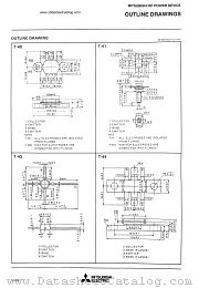 T-40 datasheet pdf Mitsubishi Electric Corporation