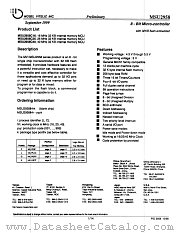MSU2958 datasheet pdf Mosel Vitelic Corp