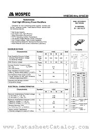 H16C15 datasheet pdf MOSPEC Semiconductor