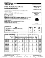 1SMB5929 datasheet pdf Motorola