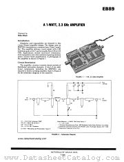 MRF2001 datasheet pdf Motorola