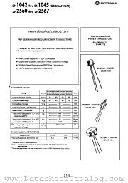 2N1042 datasheet pdf Motorola