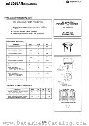 2N1358JAN datasheet pdf Motorola