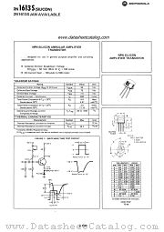 2N1613S datasheet pdf Motorola