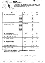 2N1844A datasheet pdf Motorola