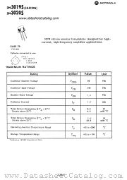 2N3020S datasheet pdf Motorola