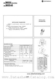 2N3053AS datasheet pdf Motorola