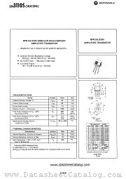 2N3110S datasheet pdf Motorola