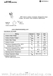 2N3114S datasheet pdf Motorola