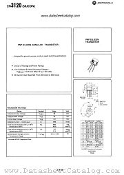 2N3120 datasheet pdf Motorola