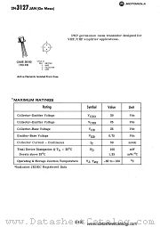 2N3127JAN datasheet pdf Motorola