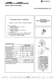 2N3498S datasheet pdf Motorola