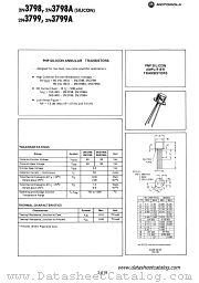 2N3799A datasheet pdf Motorola