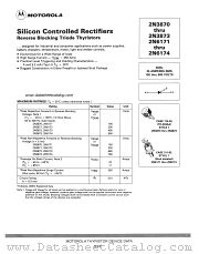 2N3871 datasheet pdf Motorola