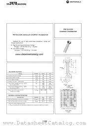 2N3978 datasheet pdf Motorola