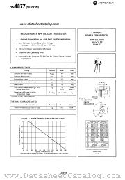 2N4877 datasheet pdf Motorola