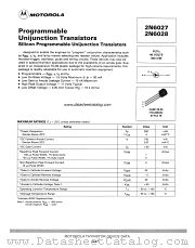 2N6028 datasheet pdf Motorola