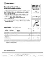 2N6073A datasheet pdf Motorola