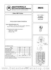 2N6255 datasheet pdf Motorola