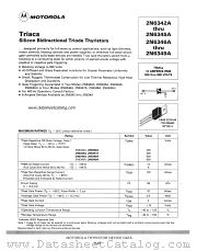 2N6343A datasheet pdf Motorola