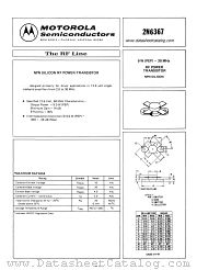 2N6367 datasheet pdf Motorola