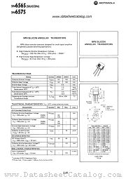 2N656S datasheet pdf Motorola