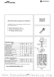 2N717 datasheet pdf Motorola