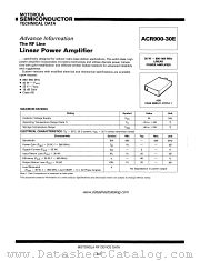 ABC900-30E datasheet pdf Motorola