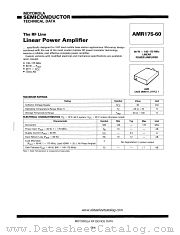 AMR175-60 datasheet pdf Motorola