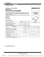 AMR900-60A datasheet pdf Motorola