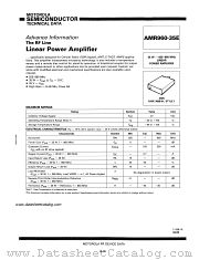 AMR960-35E datasheet pdf Motorola