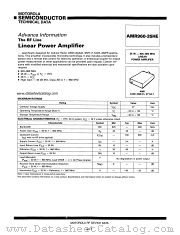 AMR960-35HE datasheet pdf Motorola