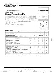 AMR960-35U datasheet pdf Motorola